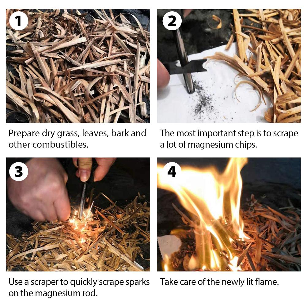 Flint Fire Starter Camping Tool (10 pcs) Flint Fire Starter Camping Tool (10 pcs)
