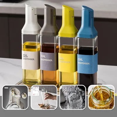 Flip Lid Olive Oil Dispenser Bottle