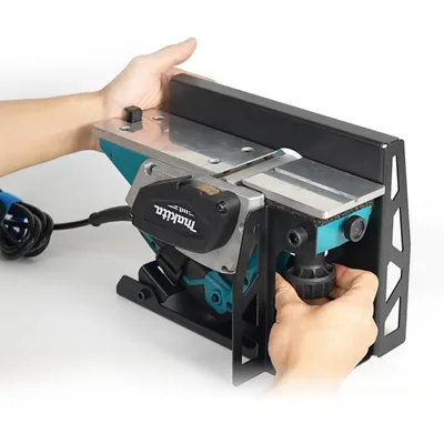 Flip Planer Stand- Electric Planer Inverted Bracket, Woodworking Planing Support Practical Household Flip Mount Tool