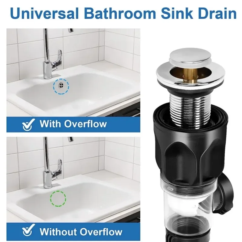 Flip-Top Kitchen Sink Drain Retractable Deodorizing Filter Flexible Downspout Bathroom Sink Anti Clogging Kitchen Flip-Top Kitchen Sink Drain Retractable Deodorizing Filter Flexible Downspout Bathroom Sink Anti Clogging Kitchen