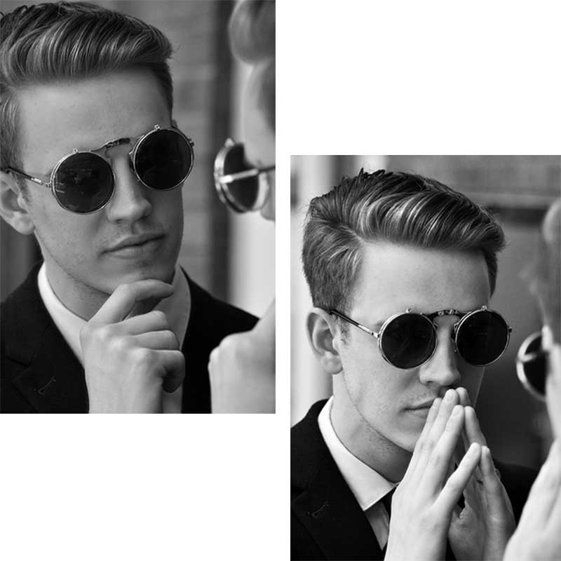 Flip Up Sunglasses Retro Style