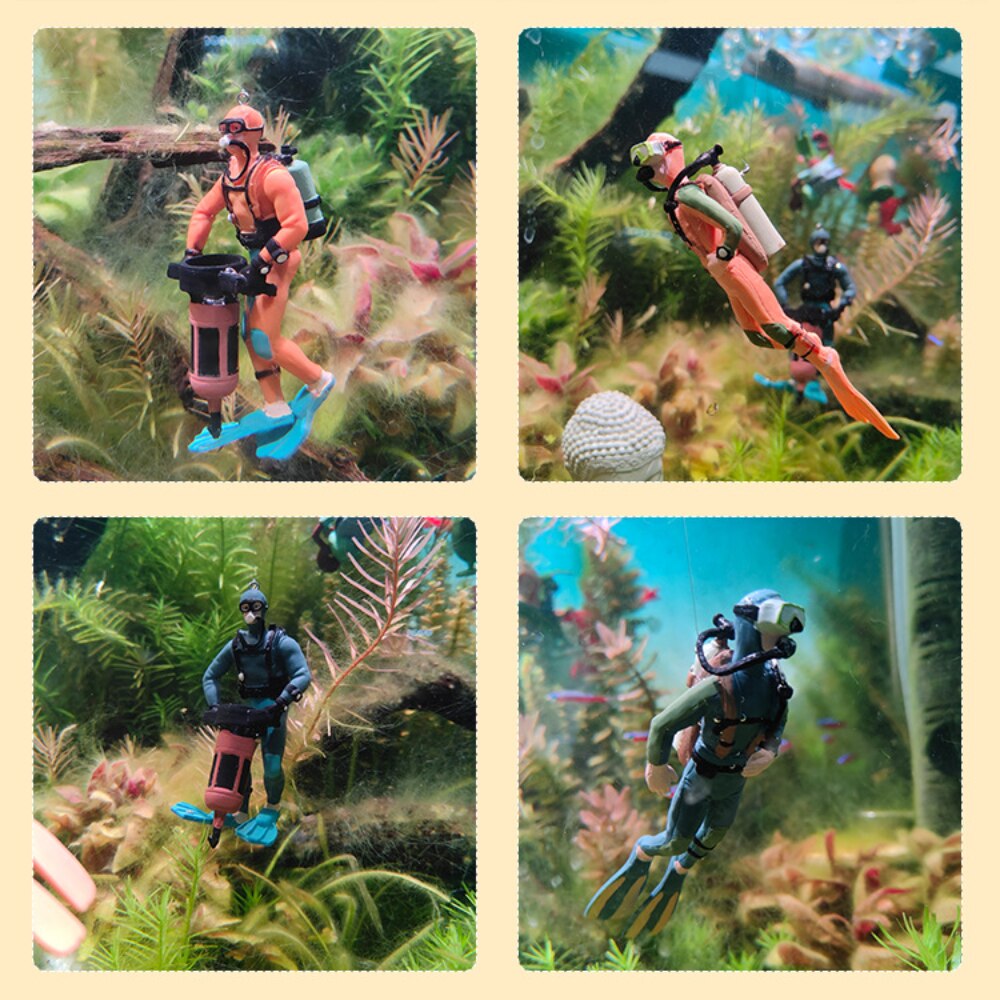 Floating Aquarium Diver Ornament Floating Aquarium Diver Ornament