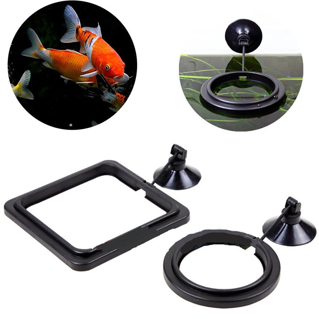 Floating Aquarium Feeding Ring with Suction Floating Aquarium Feeding Ring with Suction
