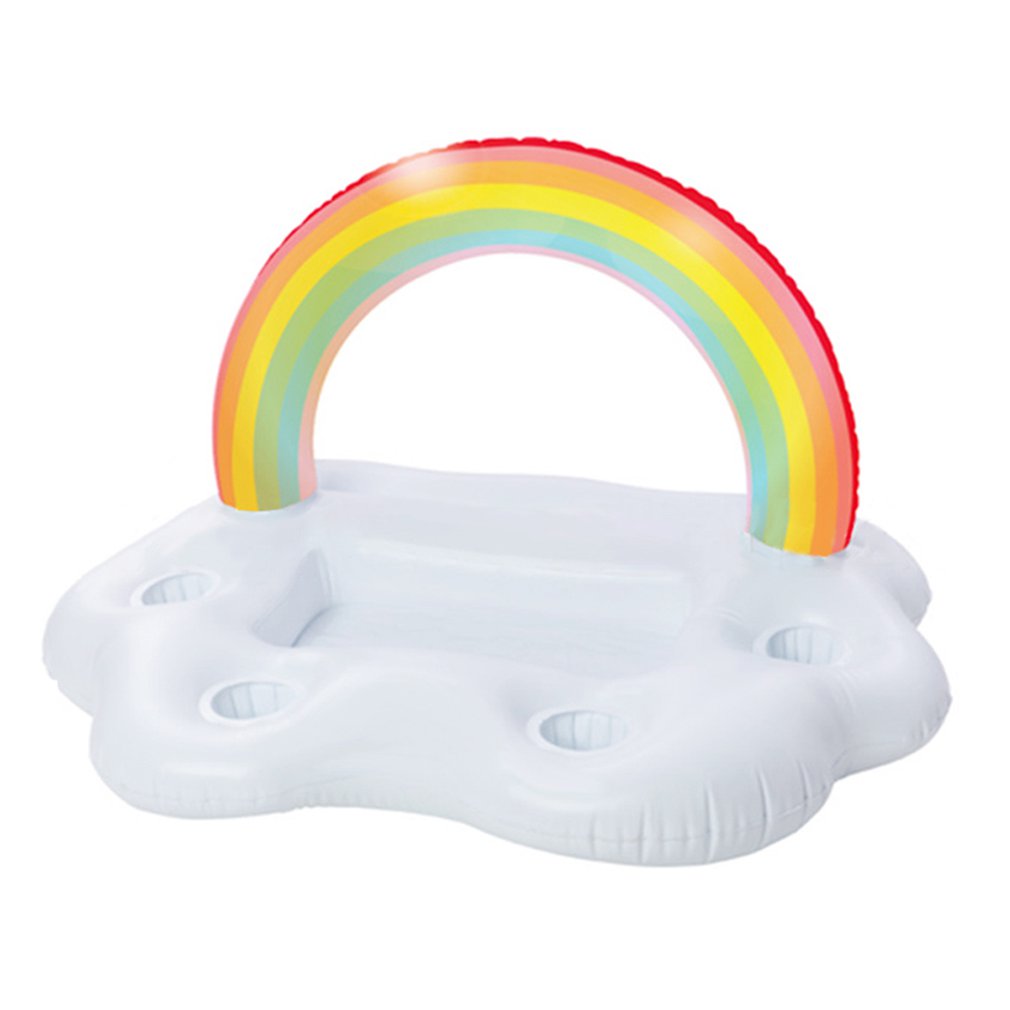 Floating Cup Holder Inflatable Tray