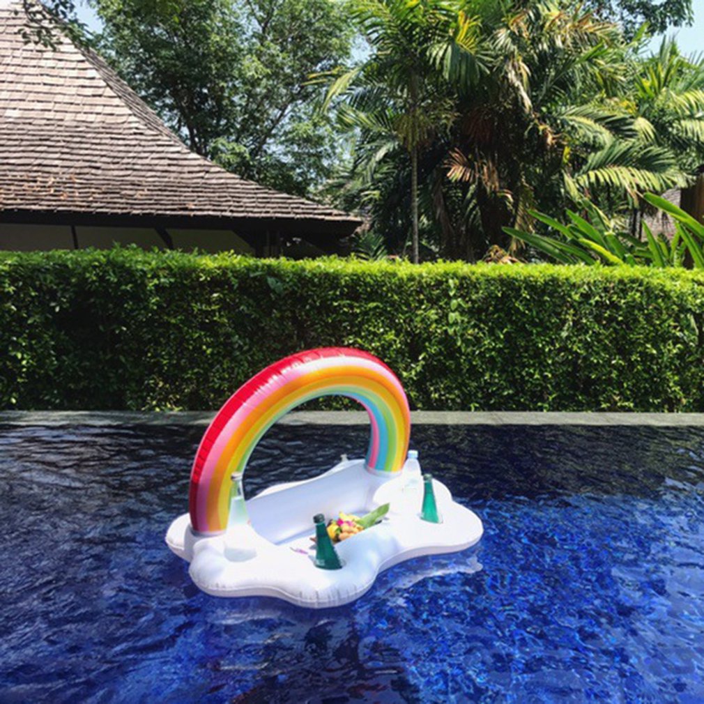 Floating Cup Holder Inflatable Tray