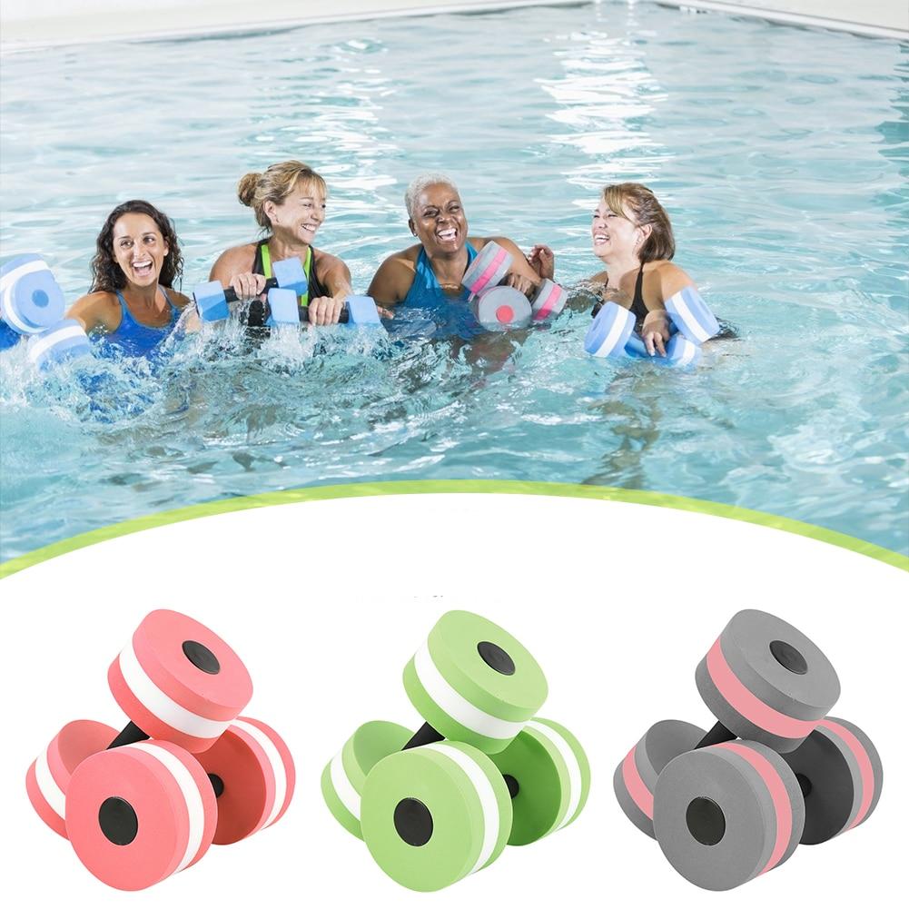 Floating Foam Swimming Dumbbells (2 pcs)