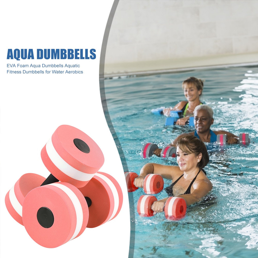 Floating Foam Swimming Dumbbells (2 pcs)