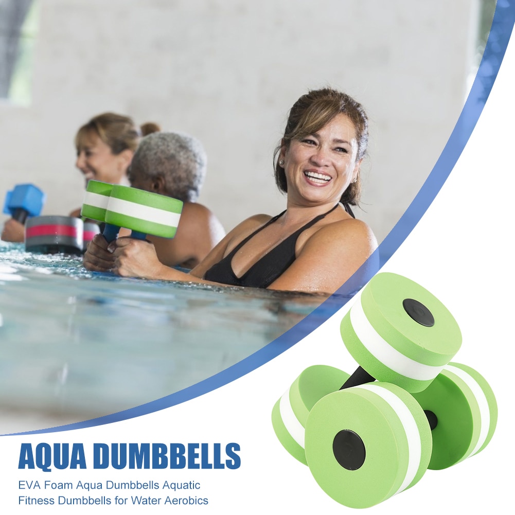 Floating Foam Swimming Dumbbells (2 pcs)