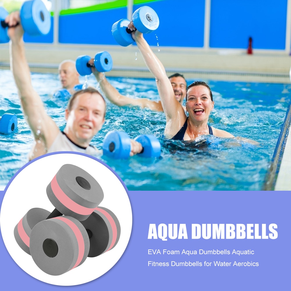 Floating Foam Swimming Dumbbells (2 pcs)