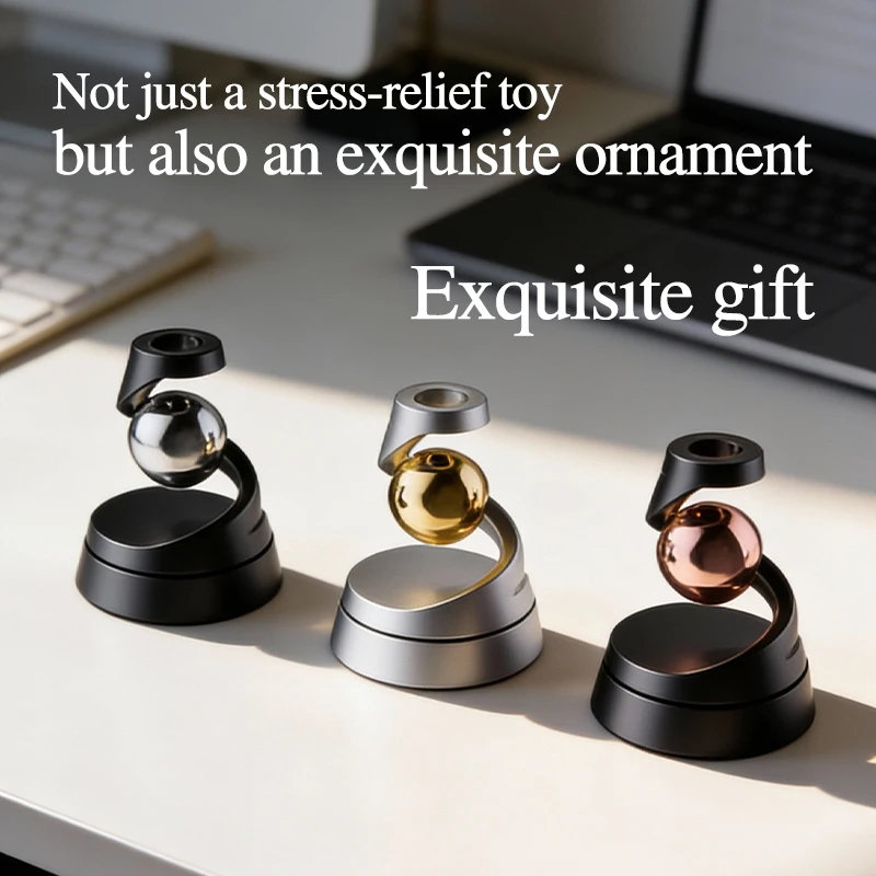 Floating Gyroscope Stress Relief EDC Desk Decor Interactive Sensory Toy Novelty Gift Best Seller fidget toy gift