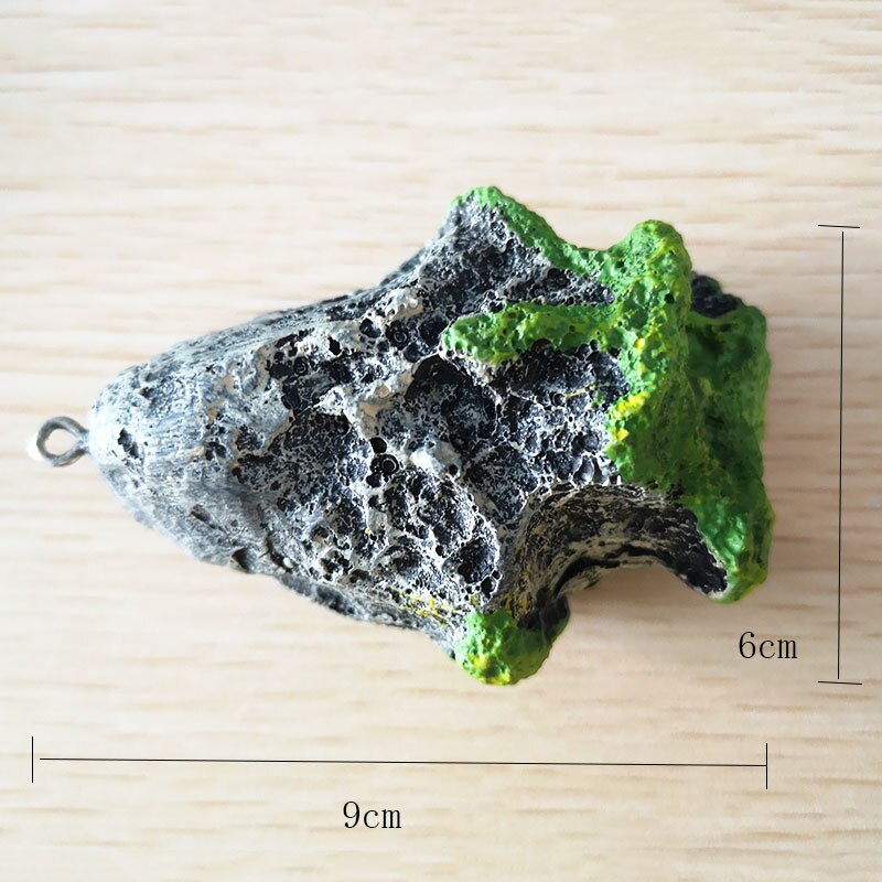 Floating Rock Aquarium Decor with Suction
