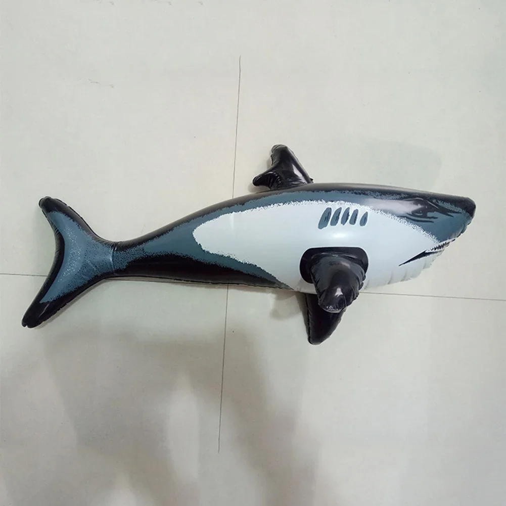 Floating Shark Float Toy Kids Adults Inflatable Water Swimming Pool Simulation Whale Fish Animals Toys Pool Accessories