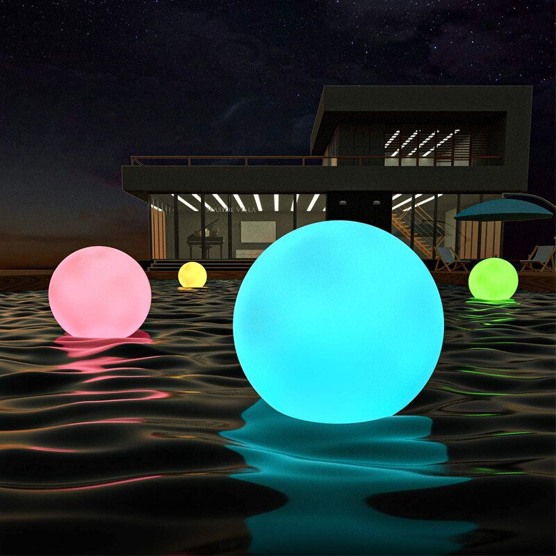 Floating Solar Pool Ball with LED