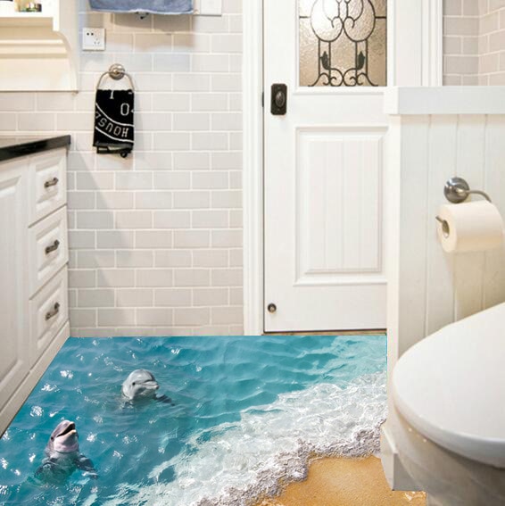 Floor Stickers 3D Ocean Design Floor Stickers 3D Ocean Design