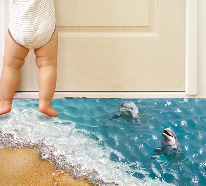 Floor Stickers 3D Ocean Design Floor Stickers 3D Ocean Design
