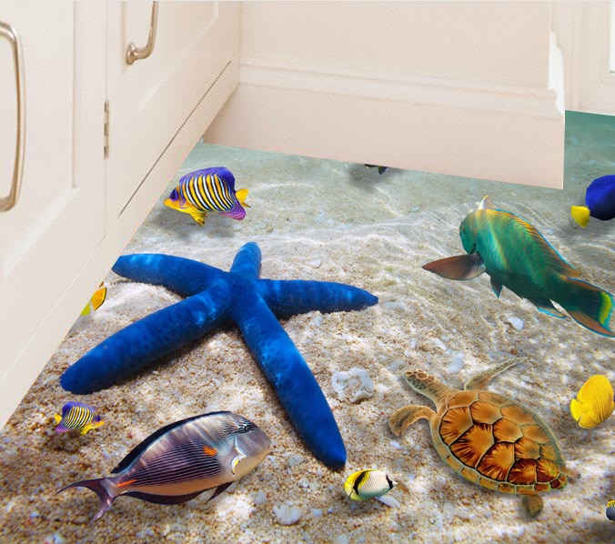 Floor Stickers 3D Ocean Design Floor Stickers 3D Ocean Design