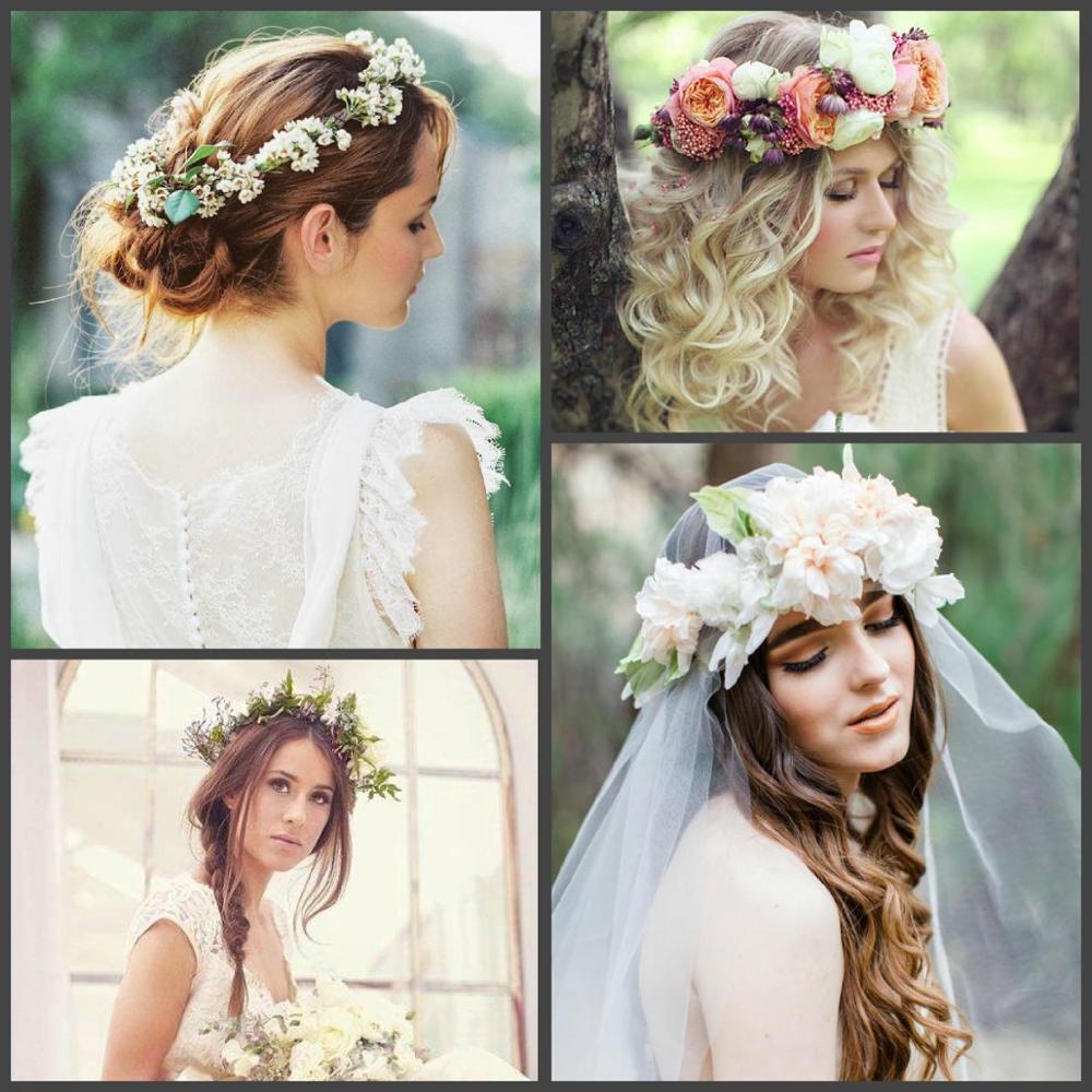 Floral Crown Artificial Flower Headpiece Floral Crown Artificial Flower Headpiece