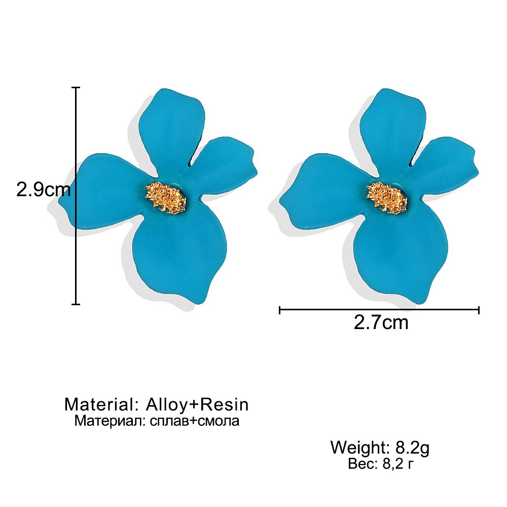 Floral Earrings Ladies Accessory Floral Earrings Ladies Accessory