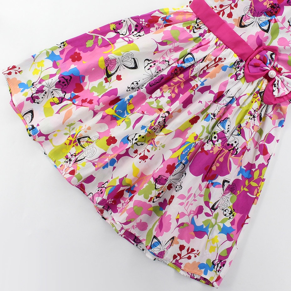 Floral Summer Girls Sleeveless Dress
