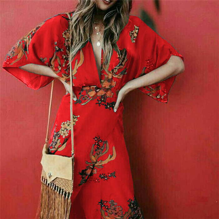 Floral Wrap Dress Ladies Fashionwear Floral Wrap Dress Ladies Fashionwear