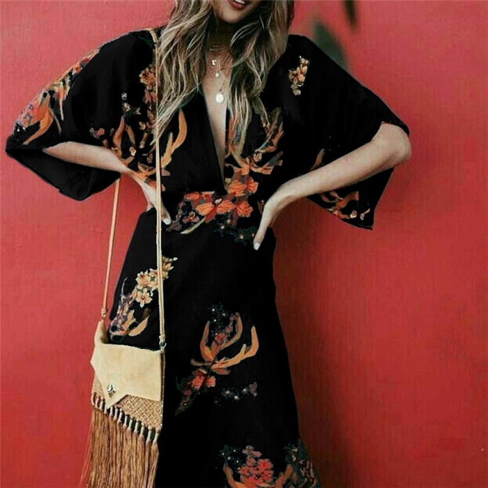 Floral Wrap Dress Ladies Fashionwear Floral Wrap Dress Ladies Fashionwear