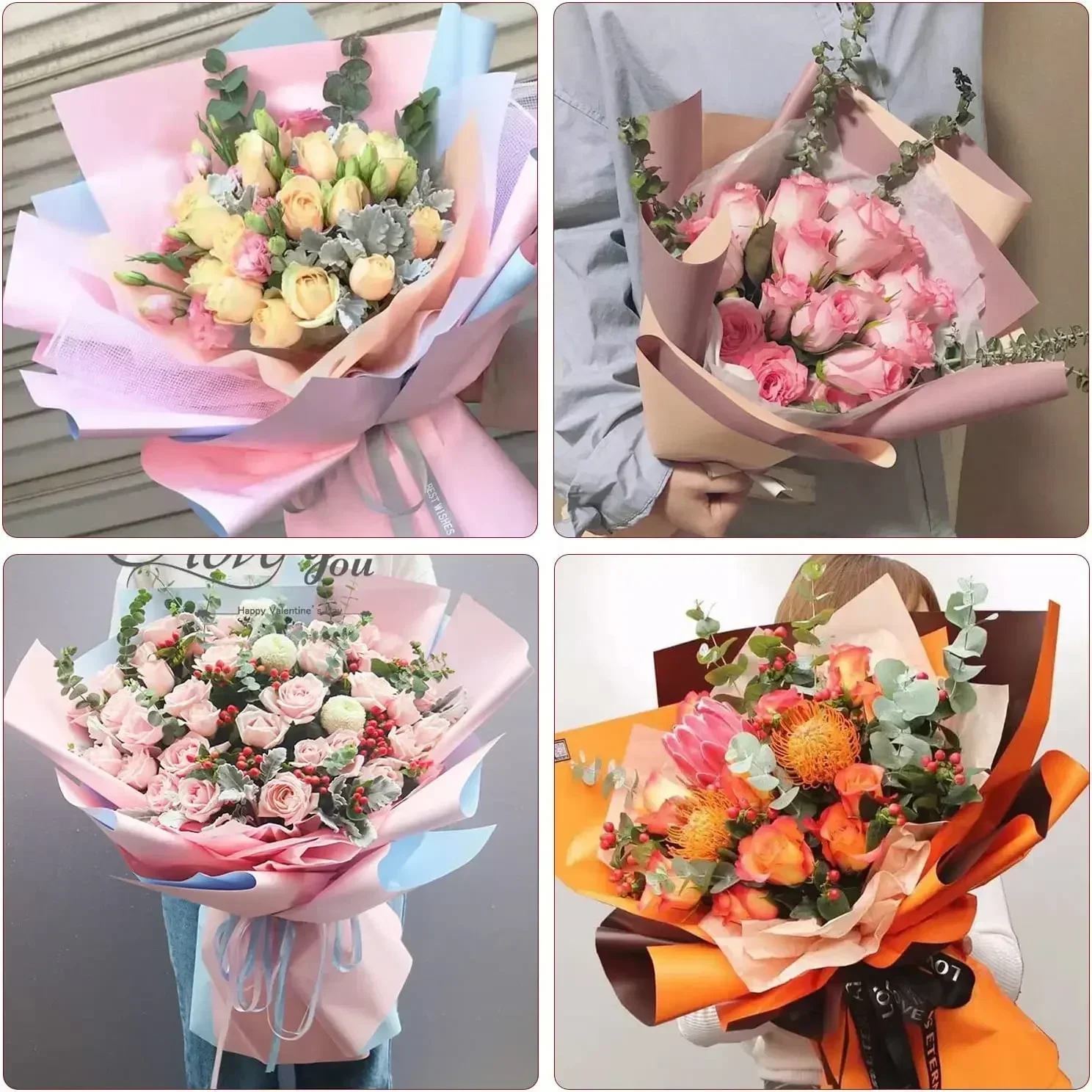 Florist Paper Sheets Bouquet Wrapper (10 pcs)