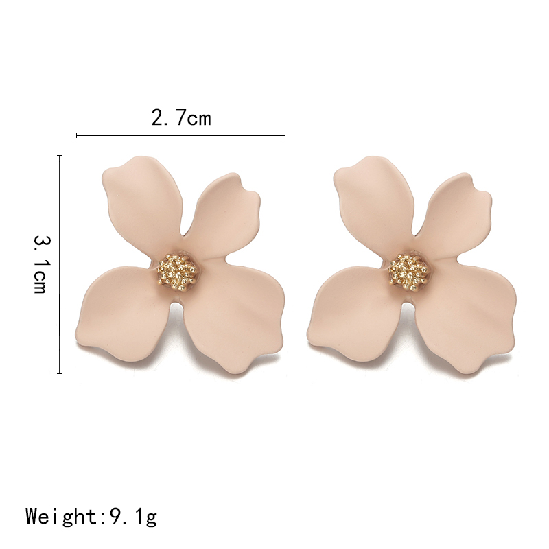Flower Earrings Ladies Accessory Flower Earrings Ladies Accessory