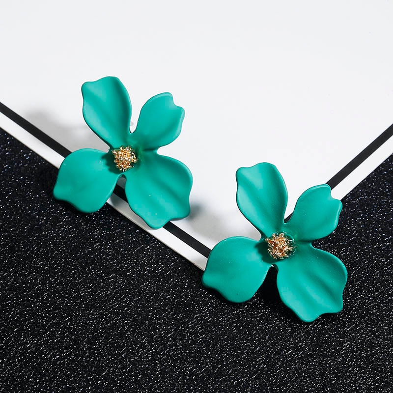 Flower Earrings Ladies Accessory Flower Earrings Ladies Accessory