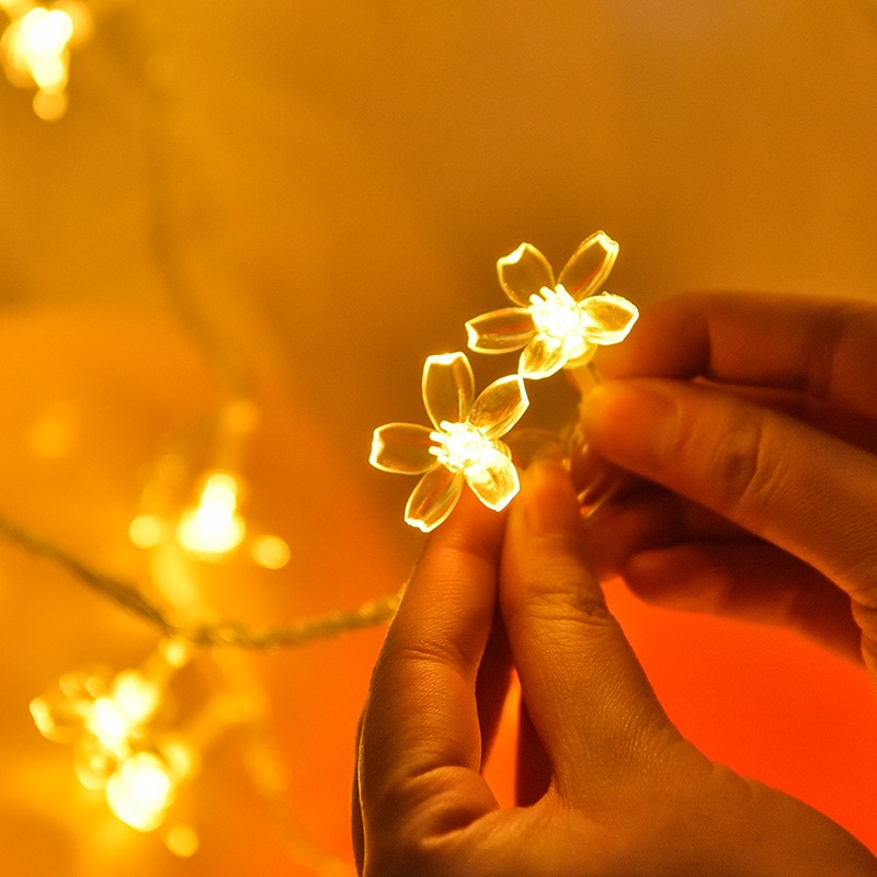 Flower Fairy Lights Cherry Blossom Decoration Flower Fairy Lights Cherry Blossom Decoration