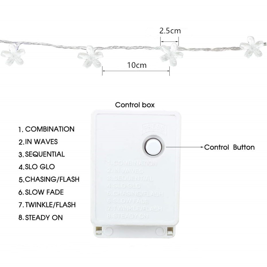 Flower Fairy Lights Cherry Blossom Decoration Flower Fairy Lights Cherry Blossom Decoration