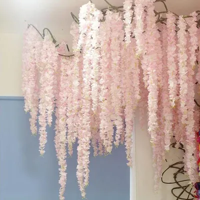 Flower Garland Decorative Silk Flowers Flower Garland Decorative Silk Flowers