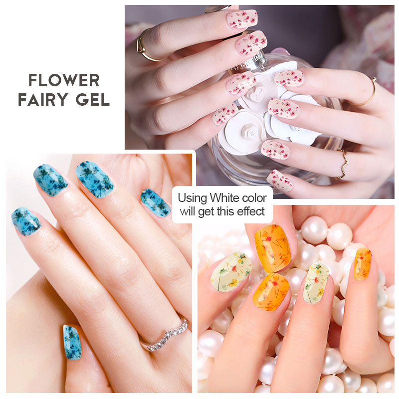 Flower Gel Nail Art 3D UV Polish