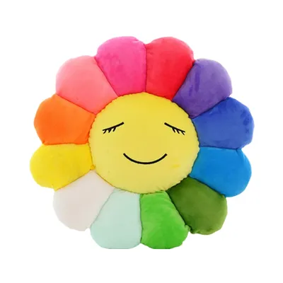 Flower Pillow Colorful Cushion
