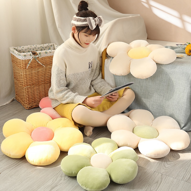 Flower Plush Pillow Sofa Cushion Flower Plush Pillow Sofa Cushion