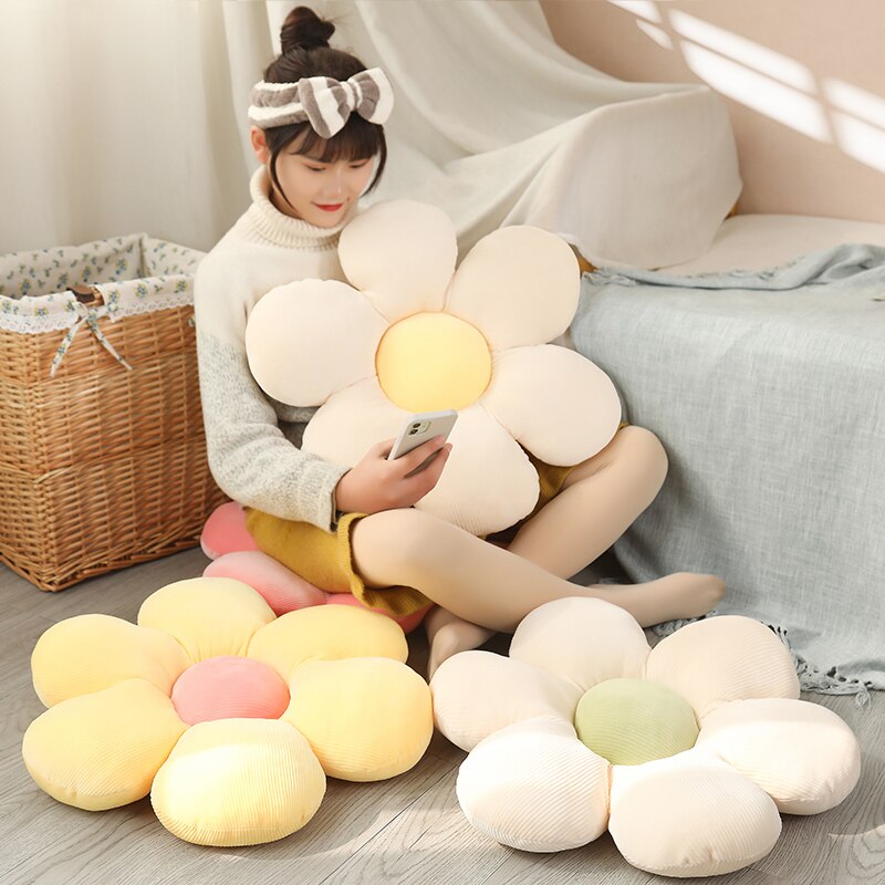 Flower Plush Pillow Sofa Cushion Flower Plush Pillow Sofa Cushion