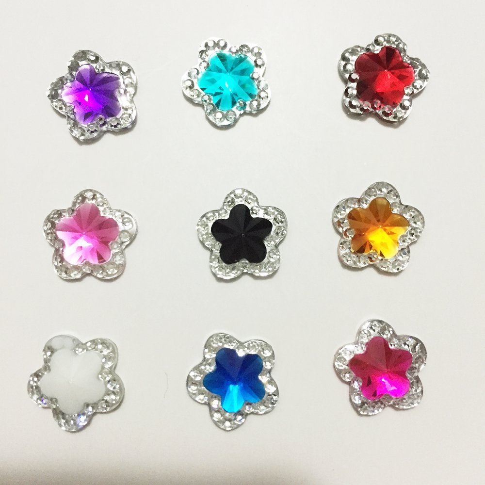 Flower Rhinestones Decorative Bling (40pcs) Flower Rhinestones Decorative Bling (40pcs)