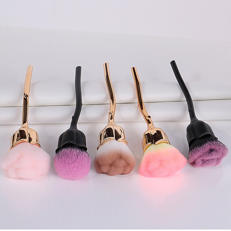 Flower Shaped Rose Makeup Brush Flower Shaped Rose Makeup Brush