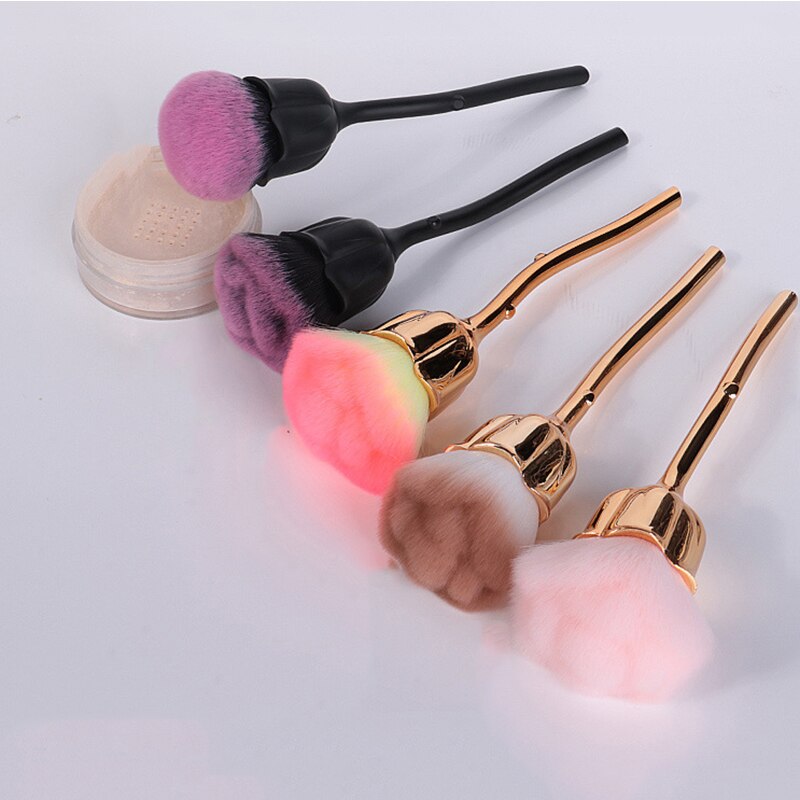 Flower Shaped Rose Makeup Brush Flower Shaped Rose Makeup Brush
