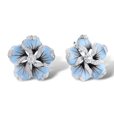Flower Stud Earrings Fashion Accessory Flower Stud Earrings Fashion Accessory