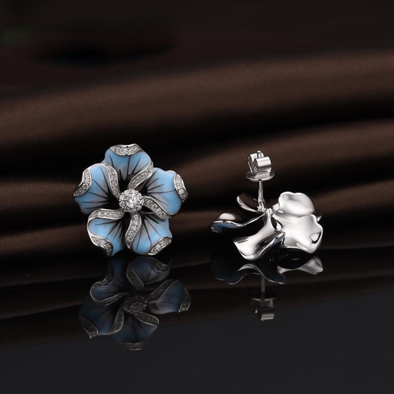 Flower Stud Earrings Fashion Accessory Flower Stud Earrings Fashion Accessory