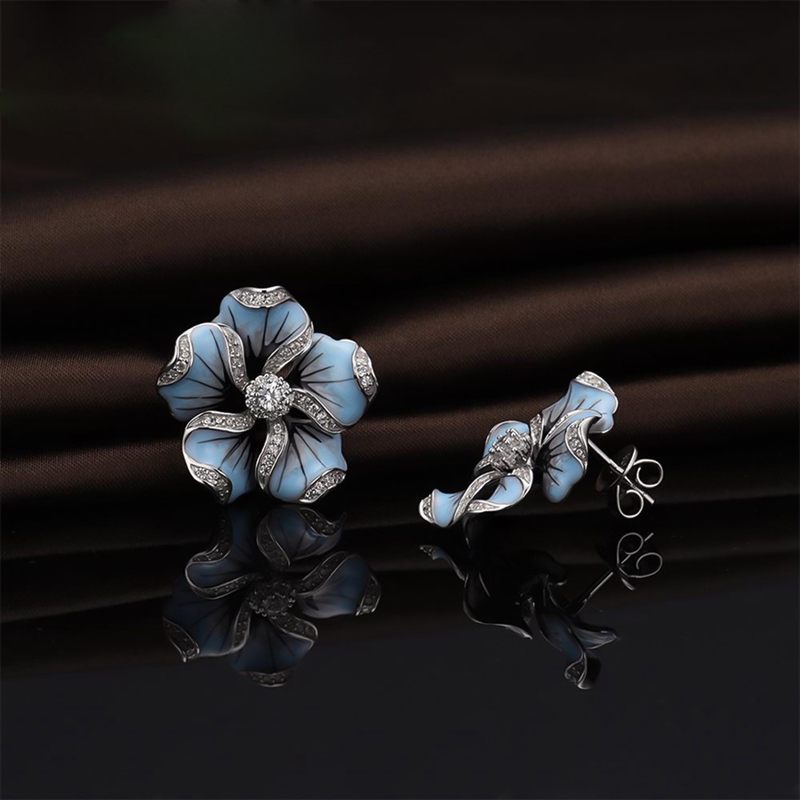 Flower Stud Earrings Fashion Accessory Flower Stud Earrings Fashion Accessory