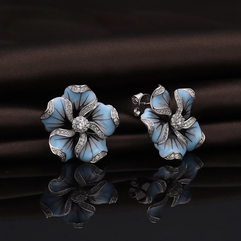 Flower Stud Earrings Fashion Accessory Flower Stud Earrings Fashion Accessory