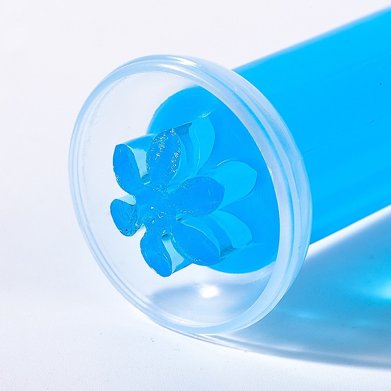 Flower Toilet Gel Stamp Freshener