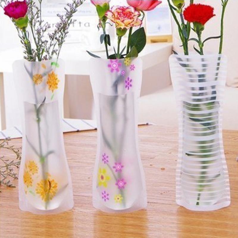 Flower Vases Foldable Plastic Vase (3Pcs) Flower Vases Foldable Plastic Vase (3Pcs)
