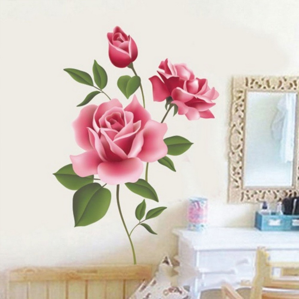 Flower Wall Sticker Artistic Style