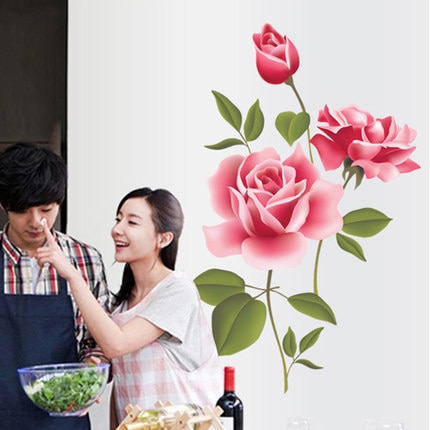 Flower Wall Sticker Artistic Style