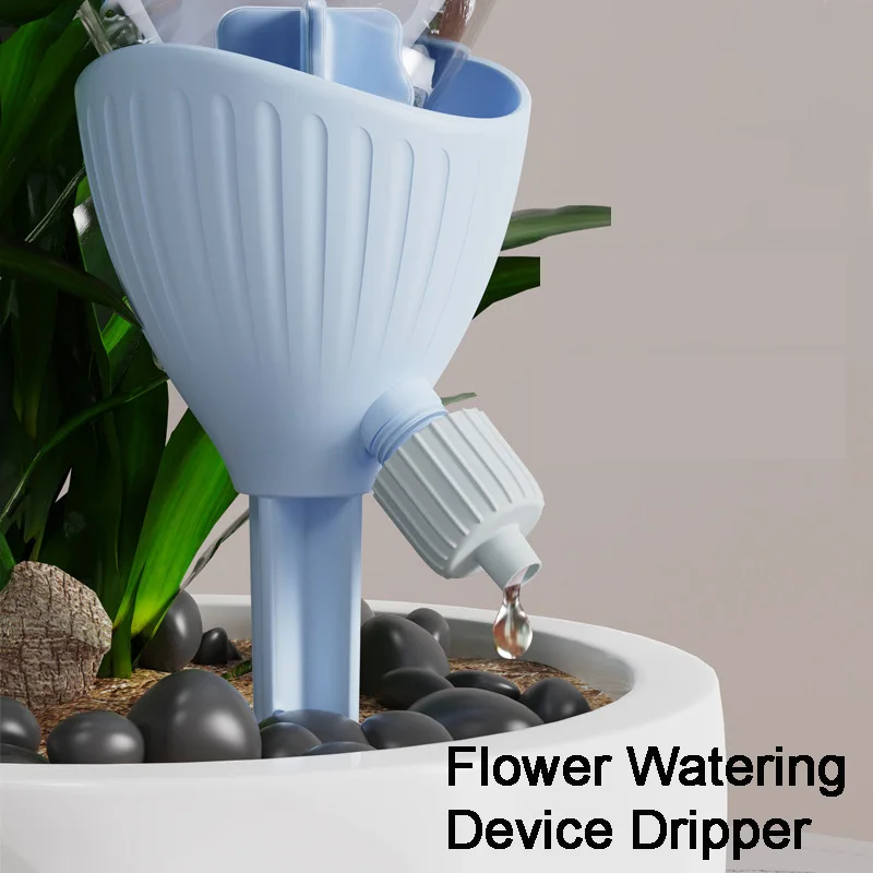 Flower Watering Device Dripper Automatic Watering Adjustable Flow Rate Watering Flower Irrigator Water Seepage Device
