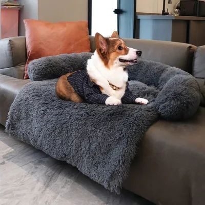 Fluffy Bed Dog Sofa Cover