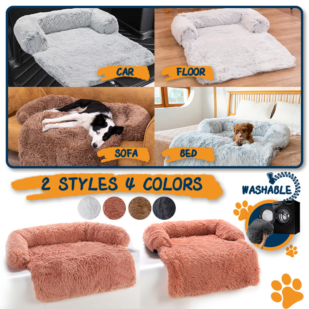 Fluffy Bed Dog Sofa Cover