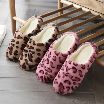 Fluffy Bedroom Slippers Winter Feet Warmer